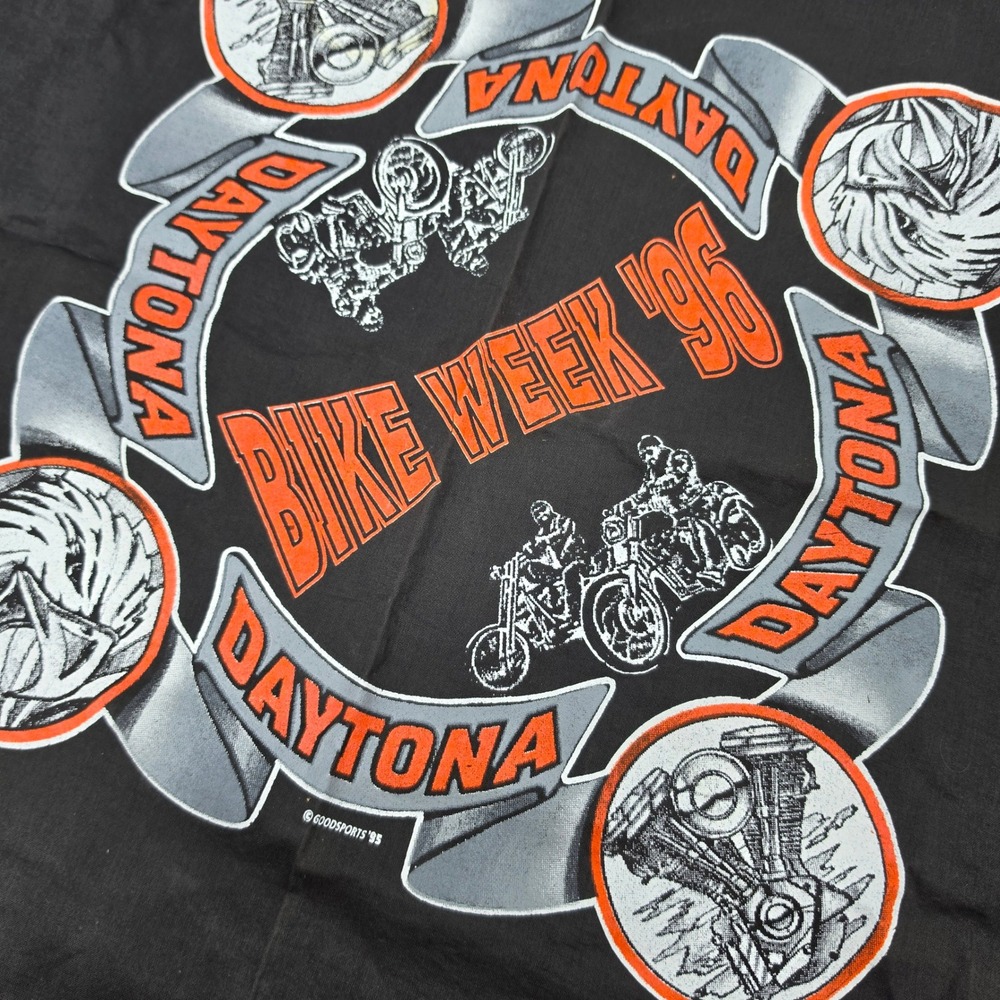 Harley-Davidson Vintage Daytona Bike Week 1996 Bandana Excellent